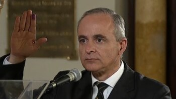 Toma de juramento de Jorge