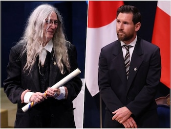 19/04/2026 De Leo Messi a Patti Smith: los invitados más destacados de los Premios Princesa de Asturias 2026.
Oviedo se ha convertido este viernes en el epicentro de la actualidad social con la celebración de los Premios Princesa de Asturias 2026. La tradicional alfombra azul a las puertas del Teatro Campoamor ha reunido a personalidades del deporte, la cultura, la ciencia y el mundo empresarial, que han acompañado a los galardonados en una de las citas más destacadas del calendario institucional. Entre los asistentes, algunos de los nombres más conocidos a nivel nacional e internacional han acaparado todas las miradas.
EUROPA ESPAÑA SOCIEDAD