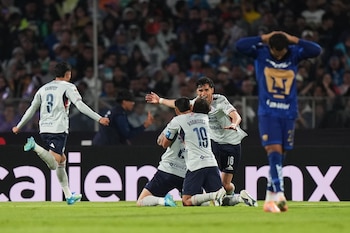 La Máquina con gol de Rotondi se coronó por décima vez en la Liga Mx. (AP Foto/Fernando Llano)