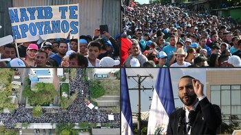 El presidente de El Salvador,