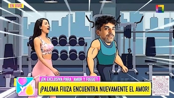 Paloma Fiuza revela que está enamorada y causa sorpresa al aparecer con argentino: “Estoy feliz”. Captura: Amor y Fuego.