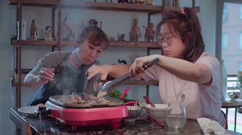 En la premiada película "Partió