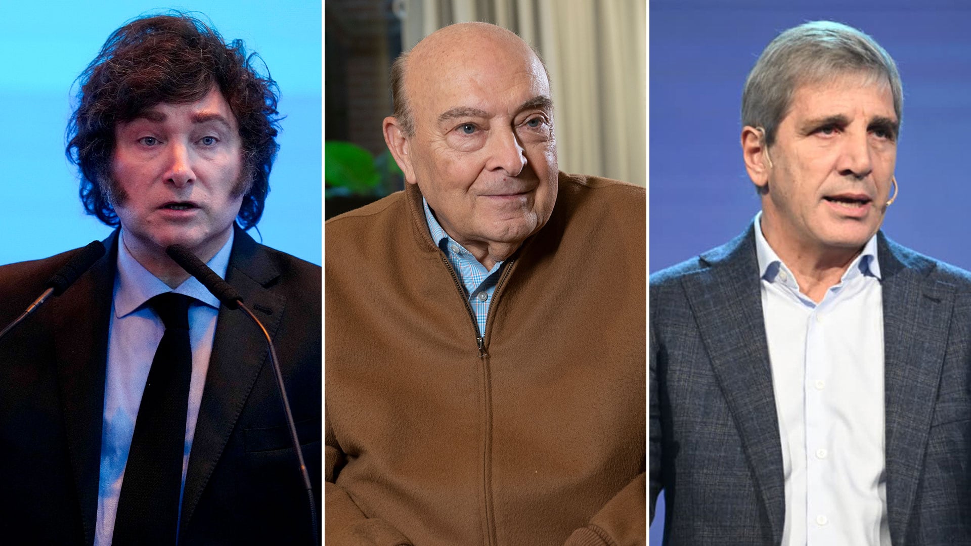 El presidente Javier Milei y el ministro de Economía, Luis Caputo, cruzaron a Domingo Cavallo por sus dichos sobre el cepo cambiario.