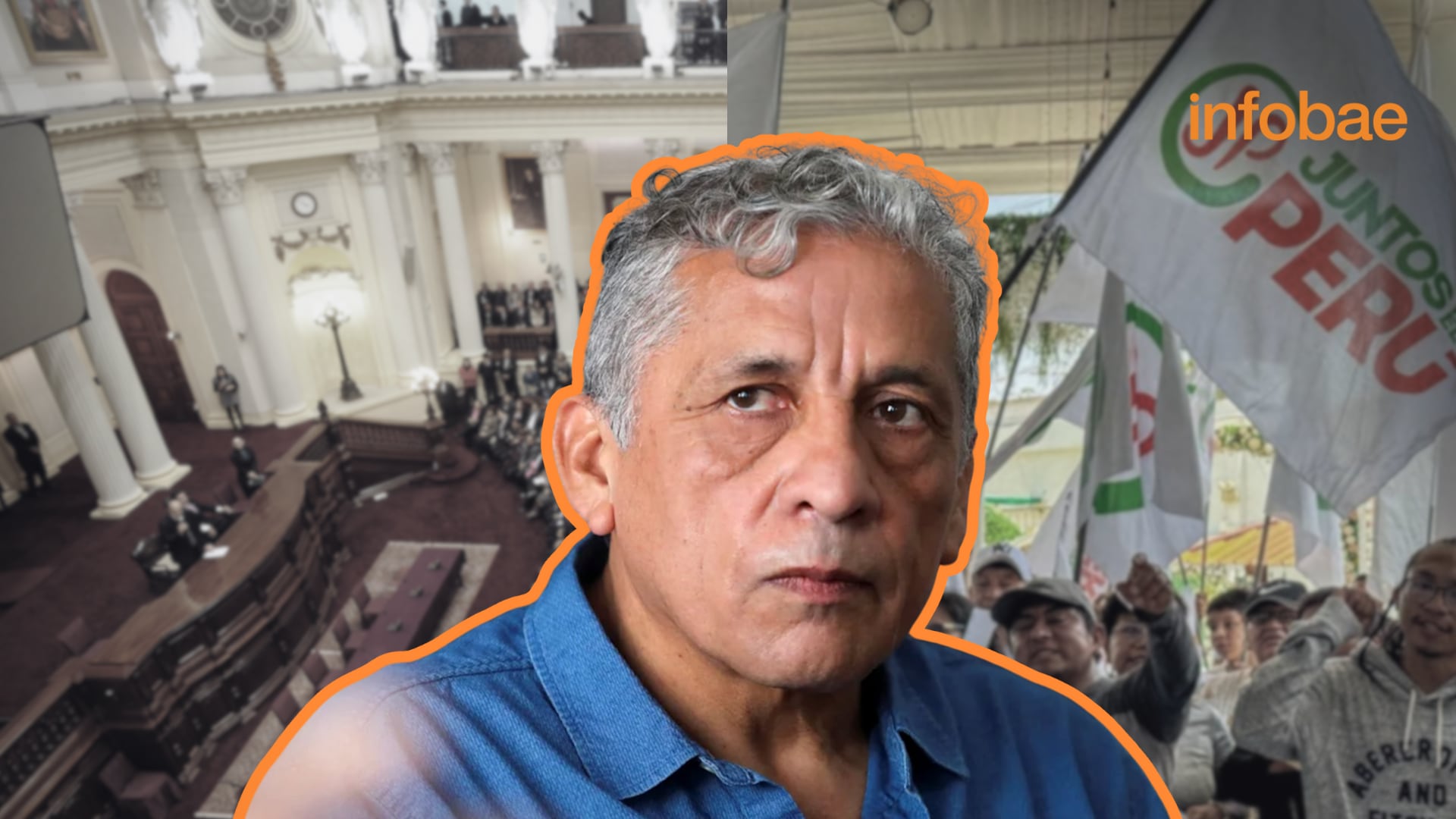 Antauro Humala al Senado: de exigir el número 1 a postular con el 9 con Pedro Castillo. (Composición Infobae/Nicol Chauca)