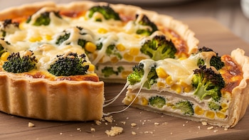 Receta de pastel de brócoli,