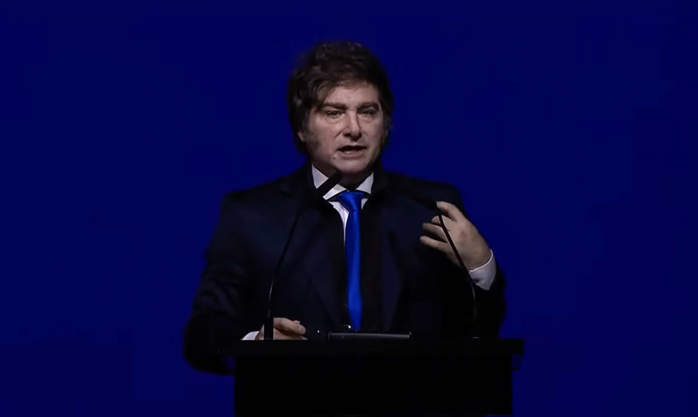 En la cena de la fundación Faro, Milei hizo hincapié en las elecciones del 7 de septiembre en PBA (NA)