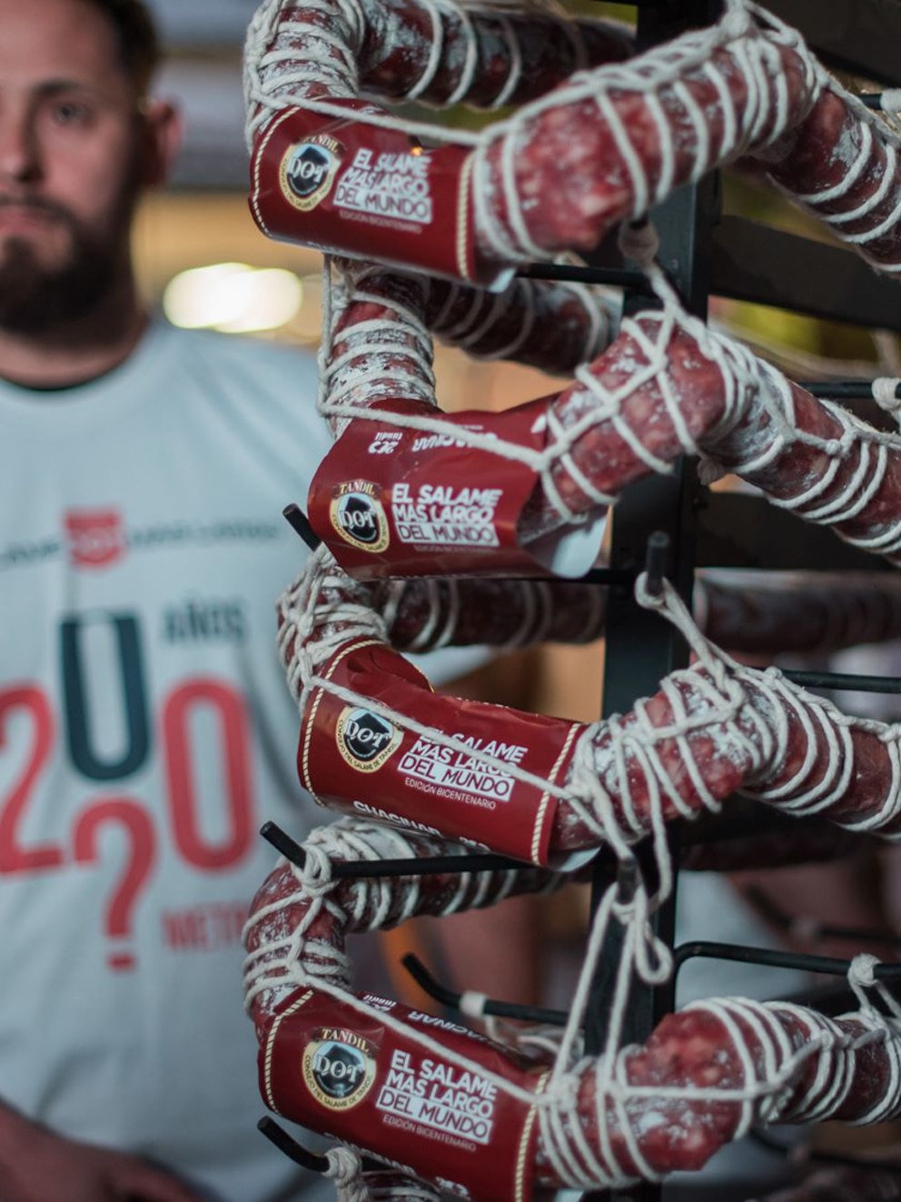 Tandil apuesta a recuperar el récord del salame más largo con Denominación de Origen