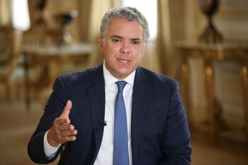 El presidente de Colombia Iván
