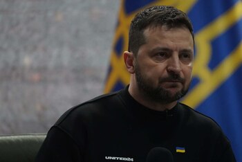 El presidente de Ucrania, Volodimir