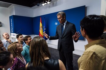 El presidente del Partido Popular,