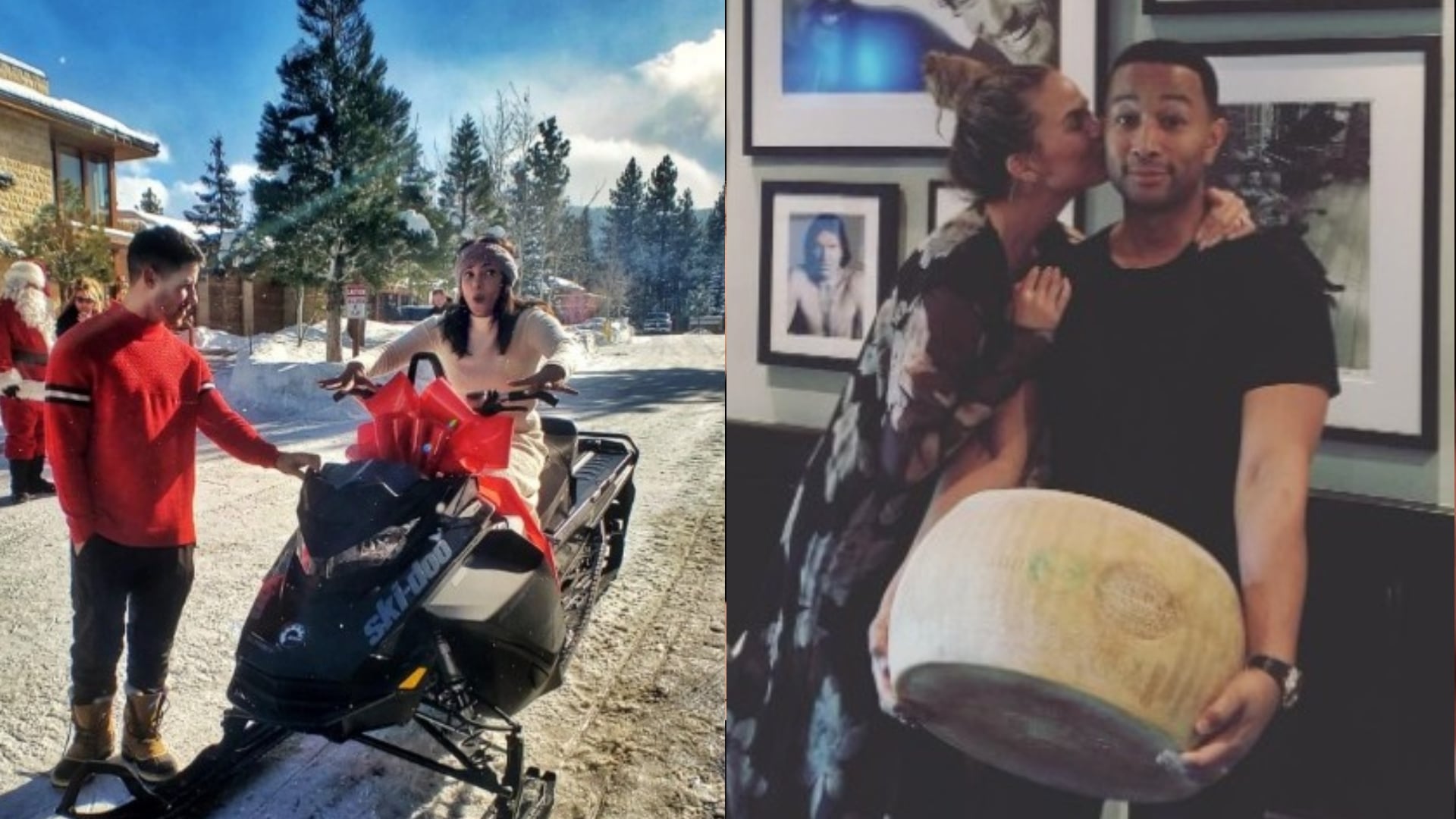 Desde queso hasta cascadas: los regalos navideños más extravagantes que los famosos han dado a sus parejas