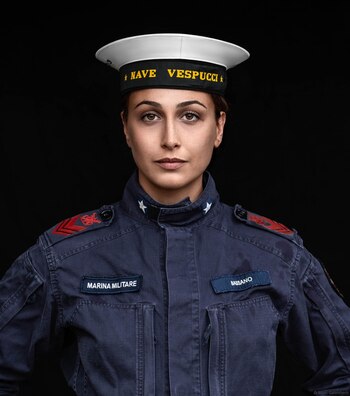 Retrato de una tripulante del