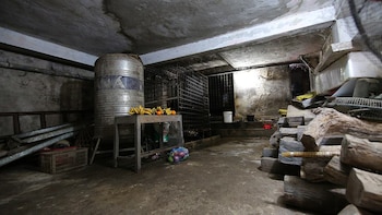 El sótano donde fueron hallados