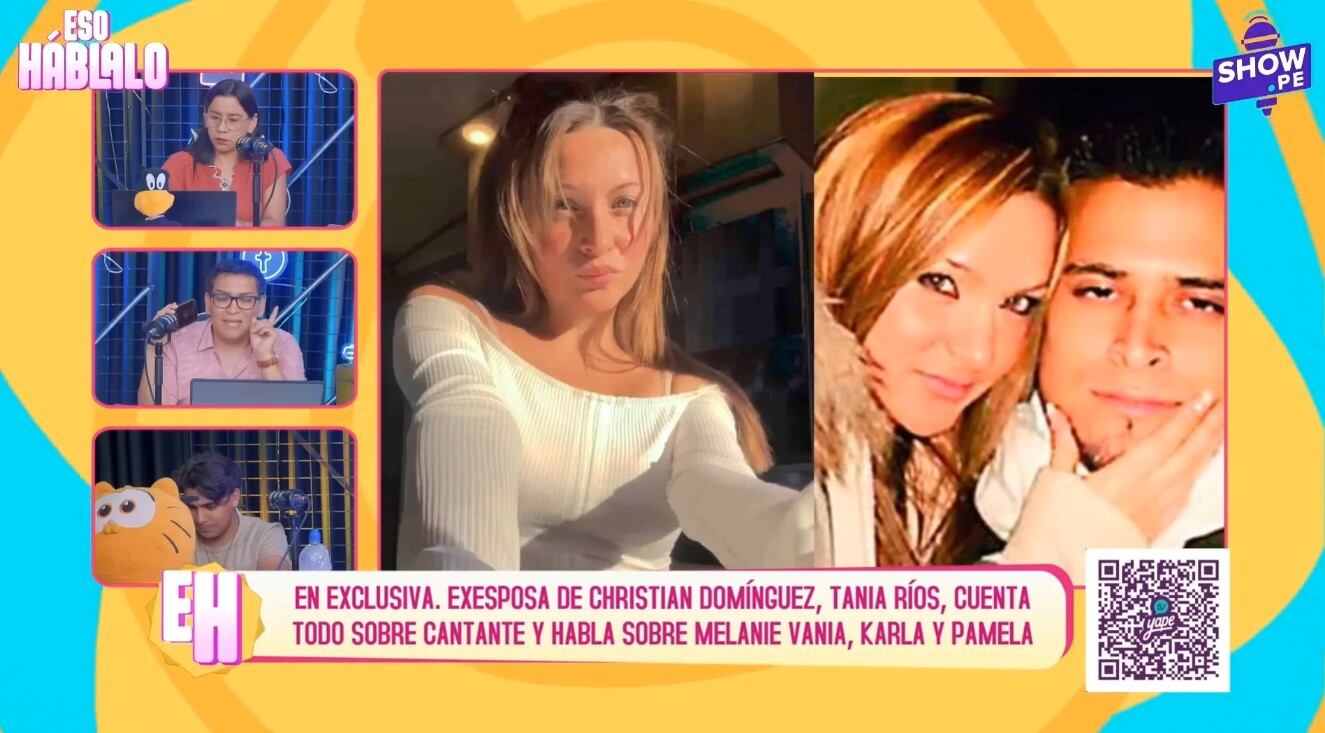 “Fue mi primer amor”: exesposa de Christian Domínguez hace emotiva confesión sobre el cantante. Captura: Eso Háblalo.