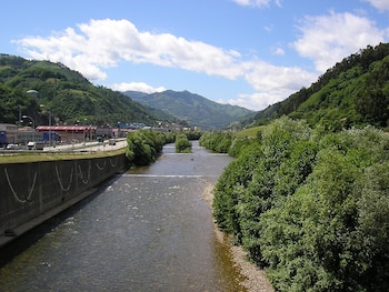 El río Caudal en Mieres