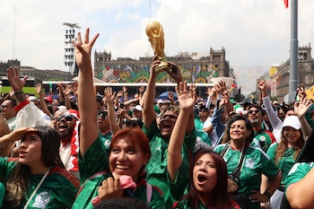 Afición mexicana previo al inicio del mundial 2026