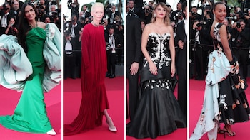 Demi Moore y Penélope Cruz lideraron la última noche de Cannes 2026: los 10 looks más comentados