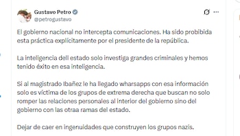 El presidente Gustavo Petro aseguró