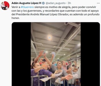 Adán Augusto habló del Plan