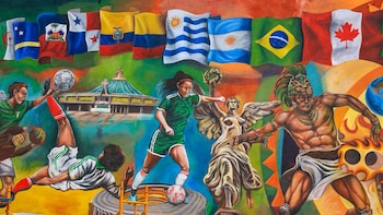 Alcaldía Gustavo A. Madero busca un Récord Guinness con histórico mural de futbol