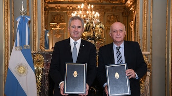 Eduardo Casal y Pablo Quirno firmaron un acuerdo para agilizar la cooperación penal con otros países
