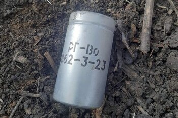 Granadas RG-VO rusas con gas lacrimógeno CS
