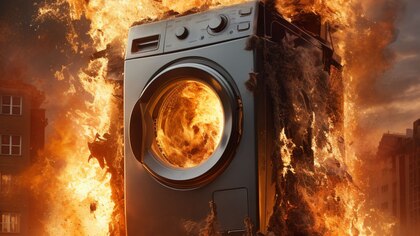 Cómo evitar un incendio al usar la lavadora