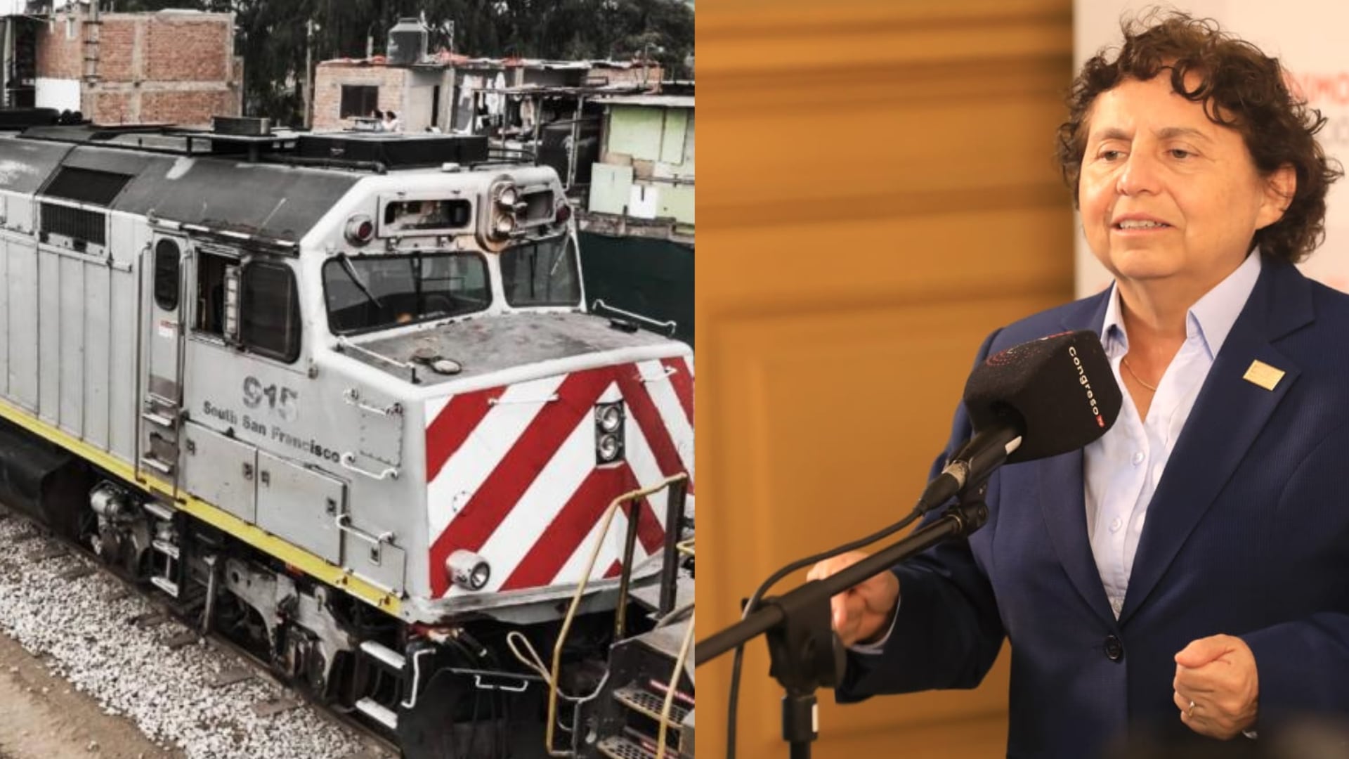 Susel Paredes revela qué hará con los trenes gestionados por Rafael López Aliaga de ser elegida alcaldesa de Lima