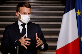 Emmanuel Macron, presidente de Francia