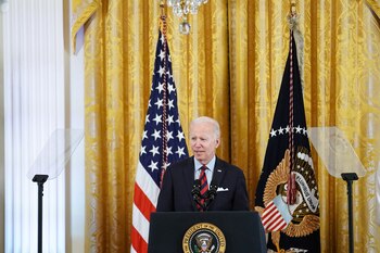 El mandatario estadounidense Joe Biden