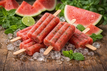 Los palitos de sandía y