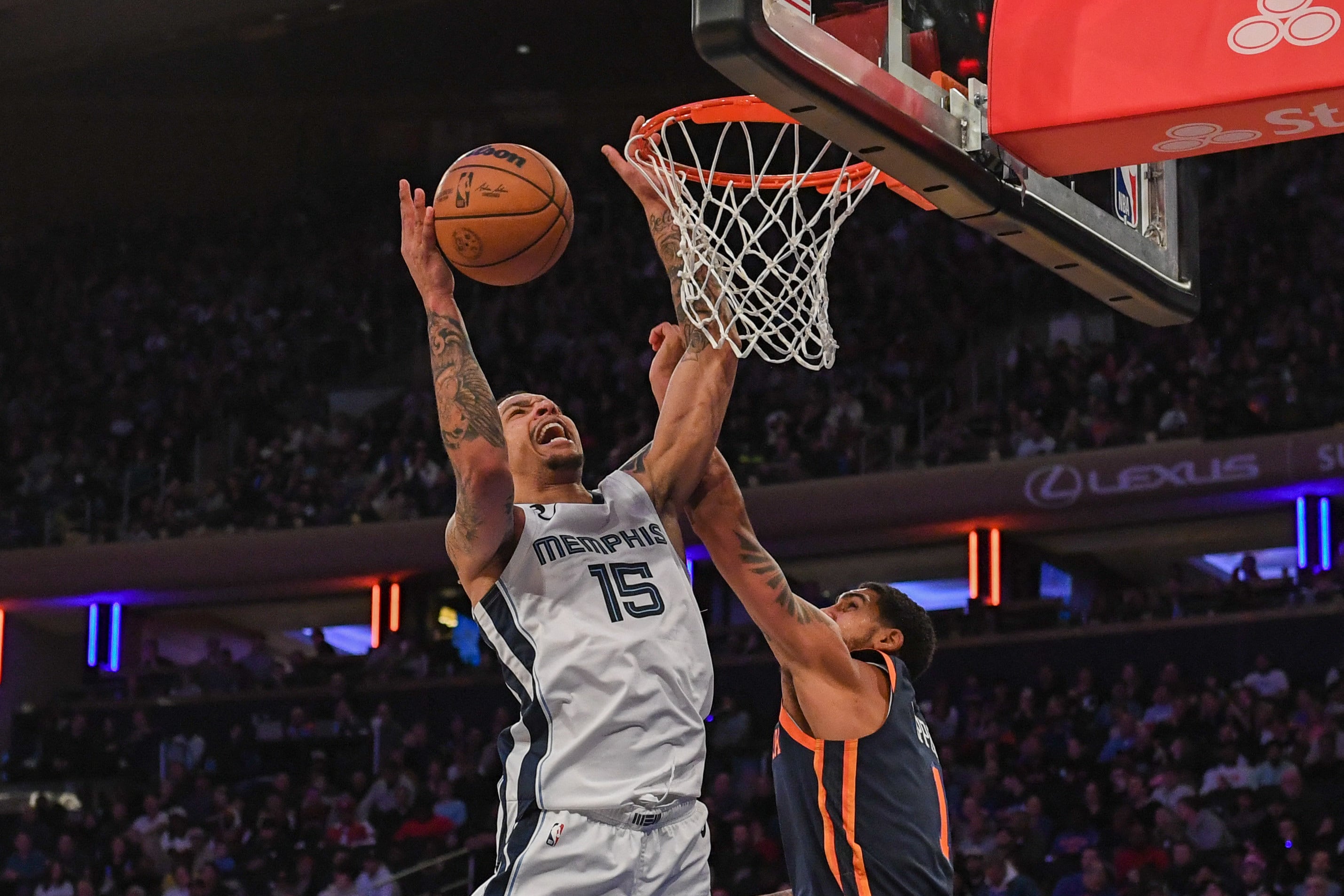 La investigación sobre la muerte de Brandon Clarke detectó narcóticos y parafernalia de drogas en la residencia, sin indicios de un crimen (Dennis Schneidler-USA TODAY Sports via REUTERS)