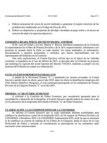 El ranking que podría armar