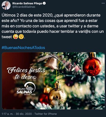 Con este tuit el empresario