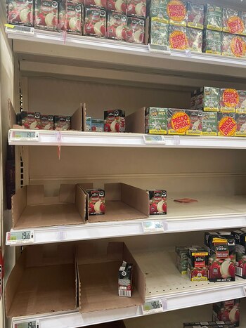 Algunas tiendas de autoservicio siguen