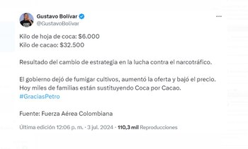 Gustavo Bolívar destacó en redes