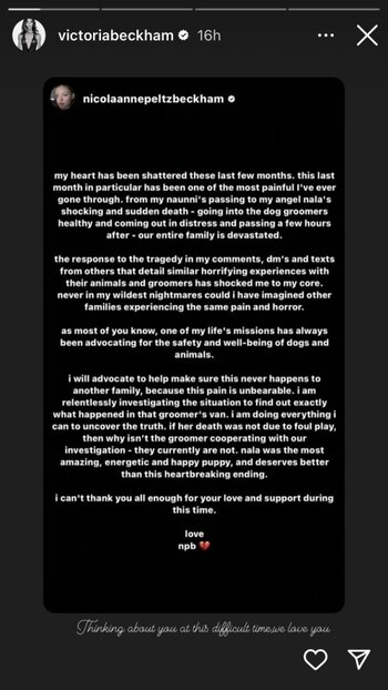 Nicola Peltz Beckham dijo que