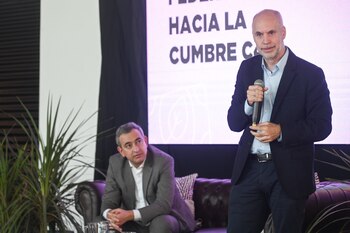 Horacio Rodríguez Larreta con Pablo