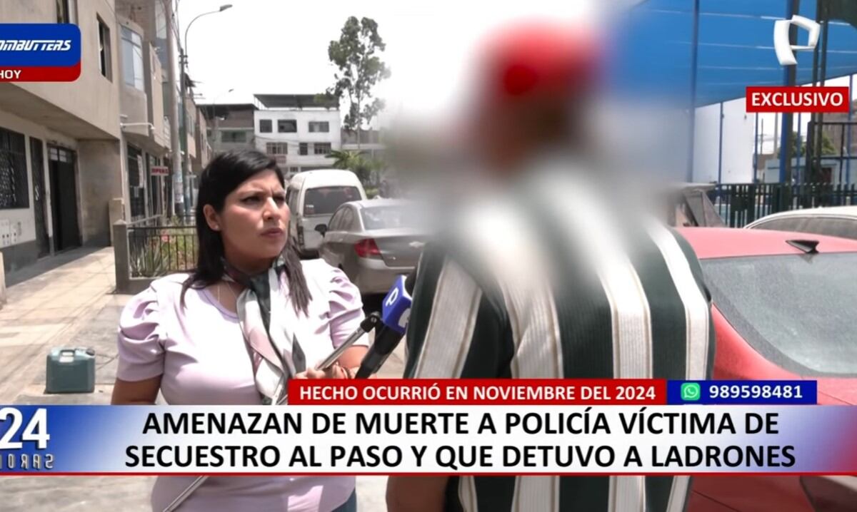 “Sabemos dónde viven tus hijos”: amenazan a policía que detuvo a falsos colectiveros en Puente Nuevo. Infobae Perú / Captura TV - Panamericana Televisión