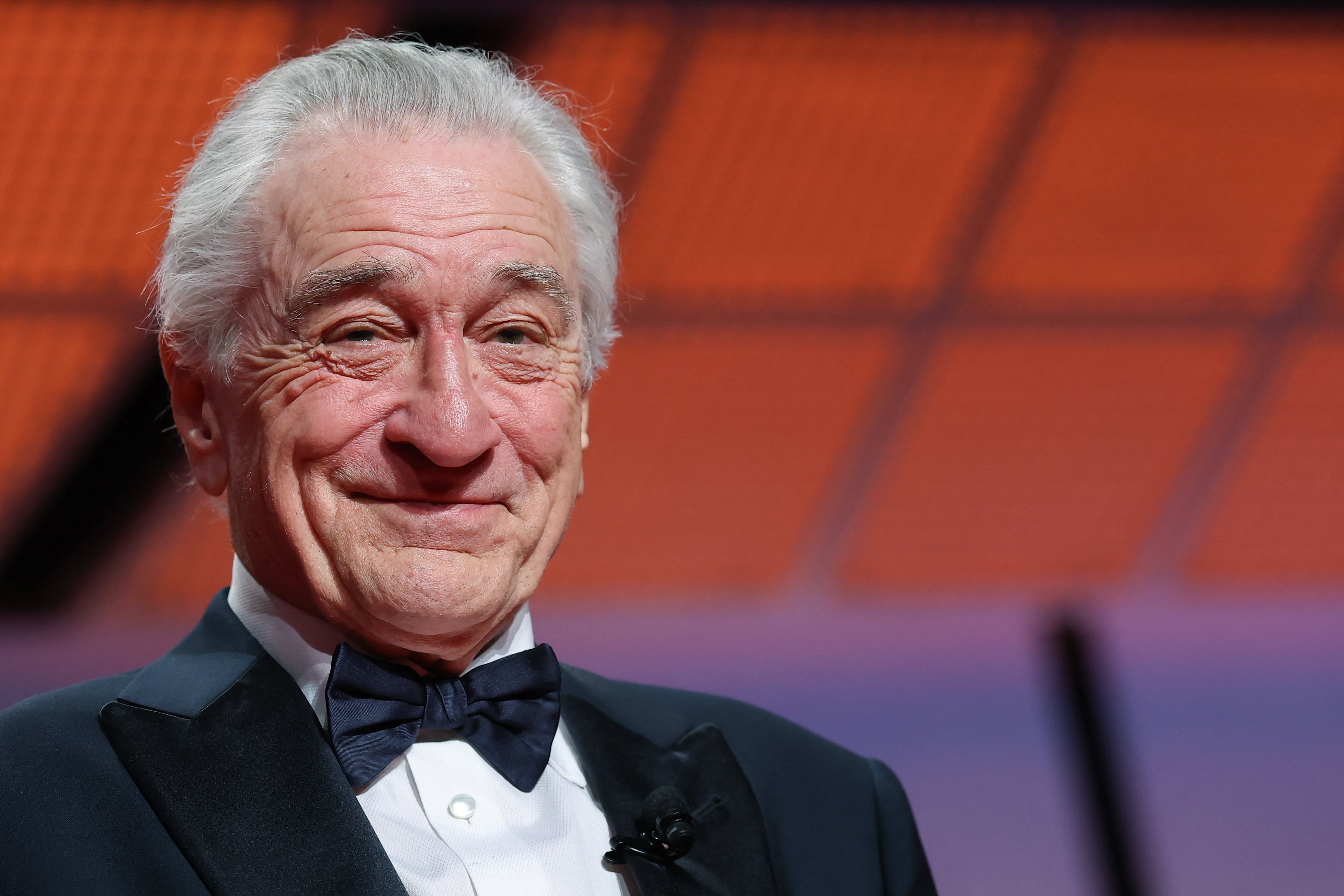 Robert De Niro mantiene una imagen coherente basada en sobriedad y funcionalidad (REUTERS/Stephane Mahe)