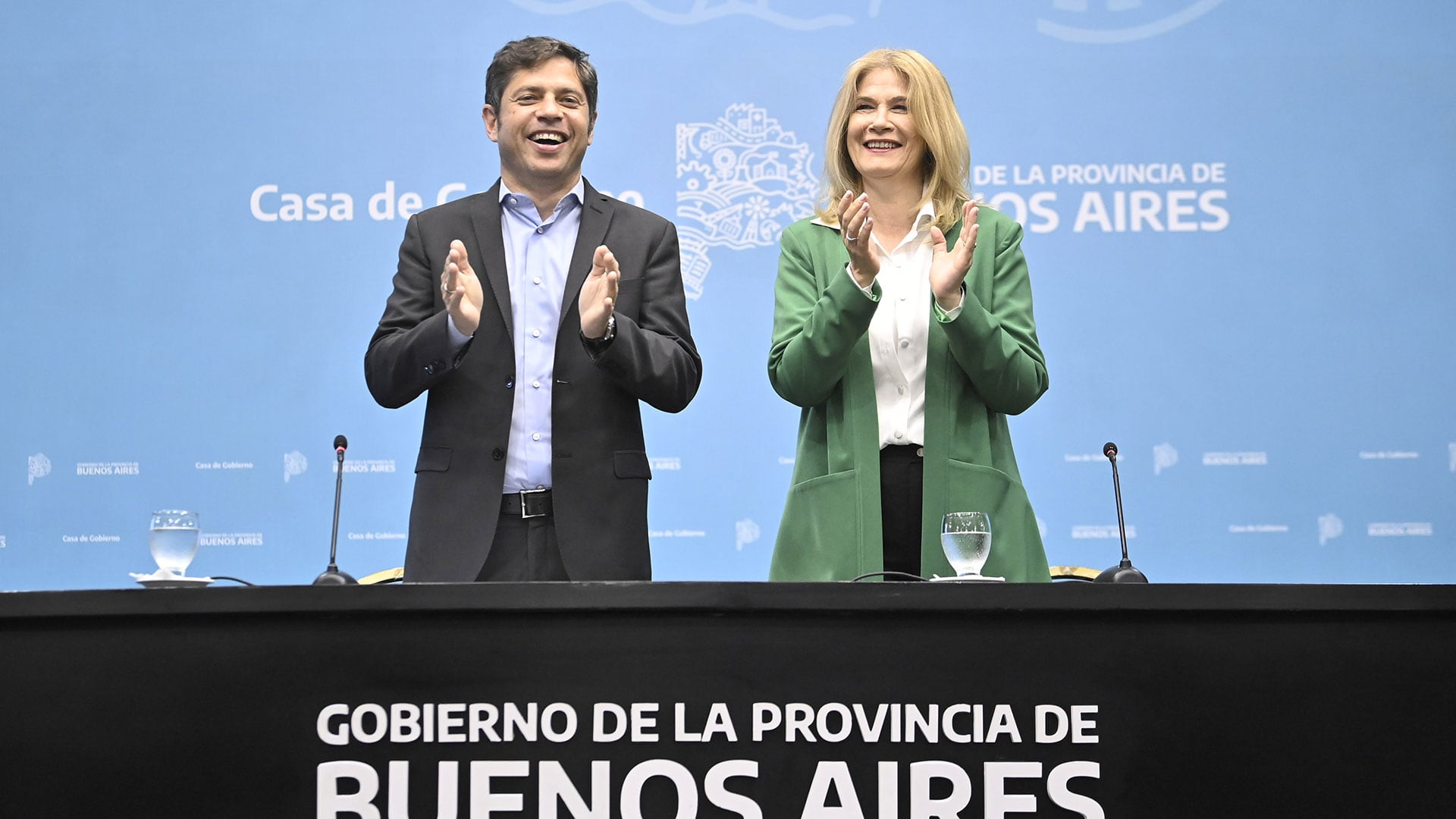 Axel Kicillof y Verónica Magario están al mando del gobierno de la provincia de Buenos Aires