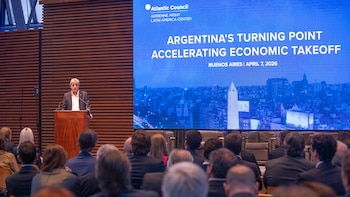El círculo rojo argentino expuso sus prioridades ante inversores y funcionarios en la cumbre del Atlantic Council