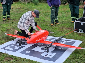 El Hospital de Tacuarembó, al norte de Uruguay, estrenó un dron que sirve para el traslado de leche materna