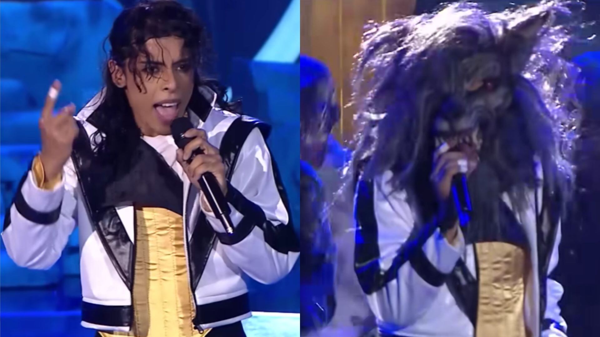 Michael Jackson de ‘Yo Soy’: Gabriela Villanueva impacta con “Thriller” a los jurados y público. Captura de TV - Latina.
