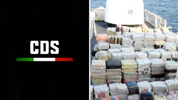 El Gatún, el barco cargado