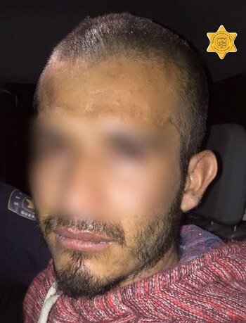 Los uniformados detuvieron al posible