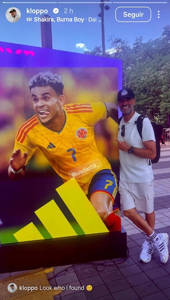 Jürgen Klopp y Luis Díaz se recuerdan con aprecio tras su paso por el Liverpool - crédito Jürgen Klopp / Instagram