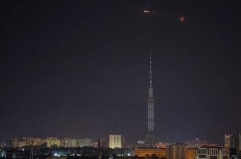 Una explosión de un dron