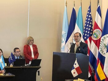 El fiscal general de Colombia dio un balance de los operativos contra la migración ilegal - crédito Fiscalía General de la Nación / Twitter