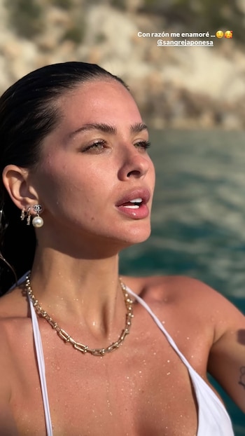 "Con razón me enamoré", escribió